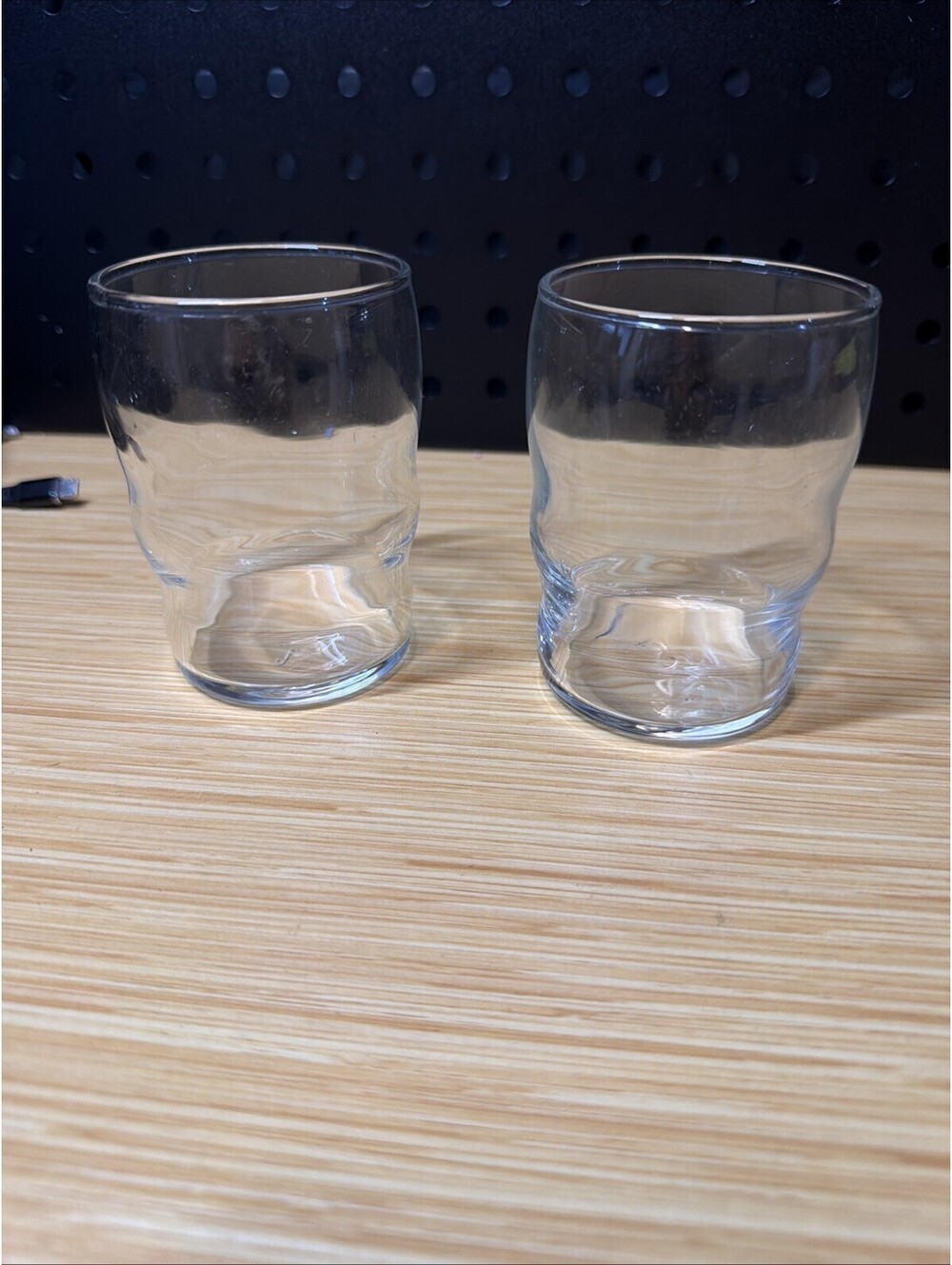 Vintage Libbey Bamboo Shaped Old Fashioned Whiskey Juice Rocks Glasses 3.25"